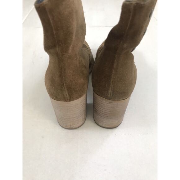 Cordani Suede Slip On Side Snap Ankle Boots Italy - Picture 11 of 12